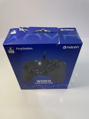 Nacon Wired Controller for PlayStation 4 PS4 With Torn Box. Still Sealed - Image 1 of 4