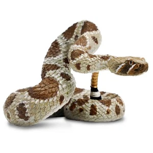 Safari Ltd. Western Diamondback Rattlesnake Figurine - Realistic 5.75" Model - Picture 1 of 5