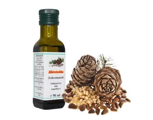 Cedar Nut Oil Cold-Pressed Sibirotschka Natural Product Zedernöl 90 ML - Picture 1 of 3