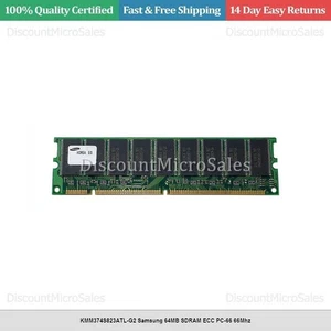 KMM374S823ATL-G2 Samsung 64MB SDRAM ECC PC-66 66Mhz - Picture 1 of 1