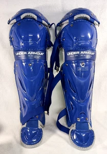 Under Armour UA Pro Series Jugend Baseball Catcher's Leg Guards - Royal 13" - Bild 1 von 4