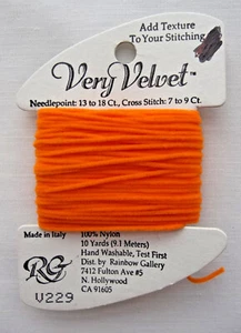 Rainbow Gallery VERY VELVET Floss - NEW Embroidery/Cross Stitch - YOU CHOOSE - Picture 1 of 32