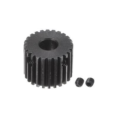 0.5 Mod 24T 4mm Bore 13mm Outer Dia 45# Carbon Steel Motor Pinion Gear Set • 5.68£