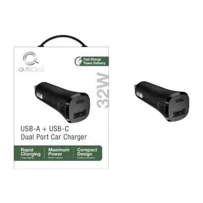 QuikCell-Dual-Port-Car-Charger-USB-A+USB-B - Image 1 of 2