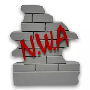 N.W.A TableTop NWA Brick Wall Decor - Picture 1 of 1