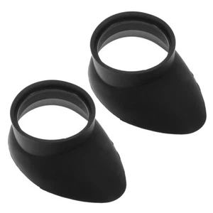 2pcs Rubber Eyepiece Covers Guards Binoculars Eyepiece Lens Protector Covers - Picture 1 of 12