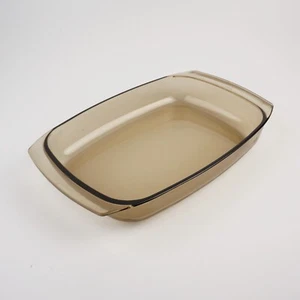 PYREX FRANCE Große Flache Auflaufform Pastetenform aus Glas - Bild 1 von 12