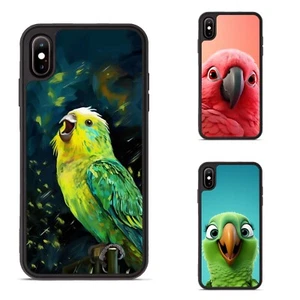 Trendy Cover For Motorola Moto Google Pixel OnePlus animal green parrot - Picture 1 of 25