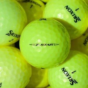 24 gebrauchte Golfbälle von Srixon Yellow Z Star neuwertig 5A/AAAA KOSTENLOSER VERSAND - Bild 1 von 11