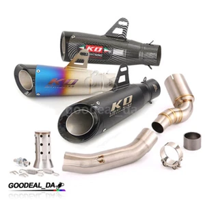Exhaust Link Pipe Muffler Silencer Modified For Adventure 390 250 Svartpilen 401 - Picture 1 of 16