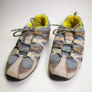 ~ Fat Face ~ Scarpe da ginnastica minerali da uomo ~ Taglia UK 7 / EU 41 ~ Grigio / Blu / Giallo ~  - Foto 1 di 10