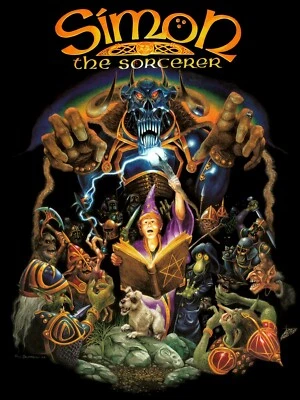 Simon the Sorcerer Adventure Soft PC Adventure Classic Video Game Poster - Image 1 of 3