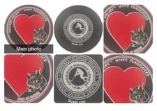 2002-03 CHICAGO WOLVES WIVES FUNDRAISER OFFICIAL AHL HOCKEY PUCK VEGUM 🇸🇰