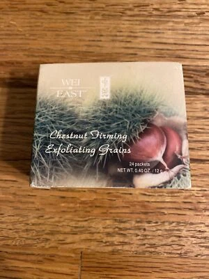 24件装魏东栗色紧致去角质谷物面部磨砂膏 — 第 1/2 张图片