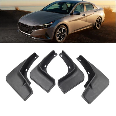 Wheel Mud Flaps Splash Guards For Hyundai Elantra 4-Door Sedan 2021-2022 - Image 1 of 4