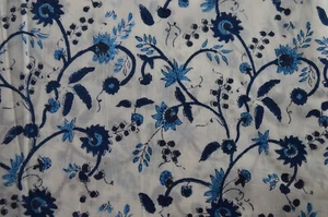 5 Yard Hand Block Handmade Cotton Indian Natural Sanganeri Print Fabric P_274 - Picture 1 of 5