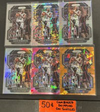 🌈 6 CARD David Robinson PRIZM REFRACTOR RAINBOW💥 2021-22 SILVER Hyper PULSAR