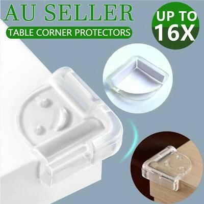 Desk Edge Soft Protectors Table Corner Cushion Baby Child Safety Guard Clear AU - image 1 of 4