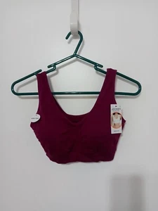 Jockey Modern MicroPadded Sports Bra Wirefree Removable Pads. Microfiber Stretch - Picture 1 of 7