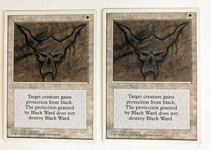 Black Ward (2) Vierte Edition NM MTG Magic the Gathering - Bild 1 von 1