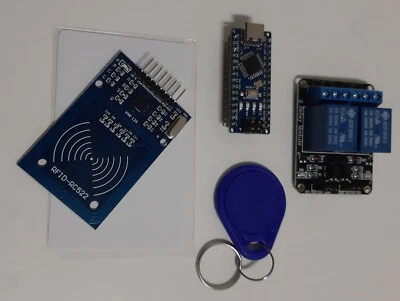 Kit Arduino :  Carte Nano + Module RFID RC522 + Carte 2 relais 5V - Photo 1/4