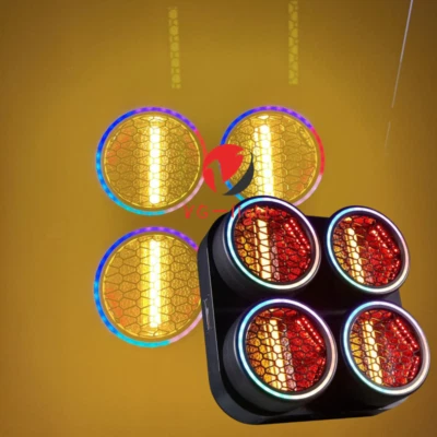 4 Eye Stage Retro Light COB Blinder LED Audience Light For Stage Club DJ 260W - Image 1 of 4