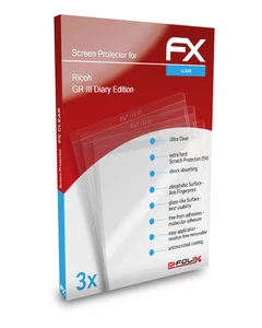 atFoliX 3x Screen Protector for Ricoh GR III Diary Edition clear - Picture 1 of 8