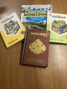 Minecraft Guides By Mojang Everything Guide Red stone Handbook Lot Of 4 Books - Picture 1 of 7