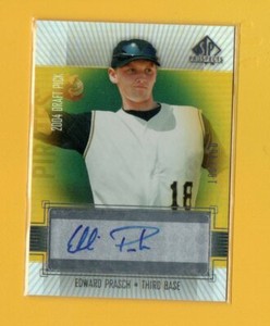 D26594 2004 SP Prospects #355 Eddie Prasch  AUTOGRAPH #100/400