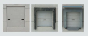 Walthers Cornerstone Kit costruzione/struttura in scala HO porte dock camion e ferrovie - Foto 1 di 1