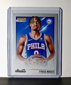 Tyrese Maxey 2024-25 Panini NBA Studio #15 Card Philadelphia 76ers 1/275 - Picture 1 of 2