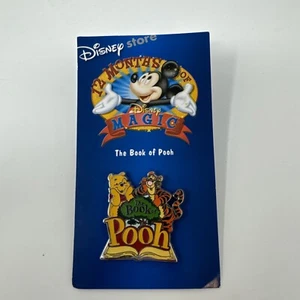 DISNEY STORE 12 MONTHS OF MAGIC BOOK OF POOH WINNIE THE POOH WITH TIGGER PIN - Picture 1 of 11