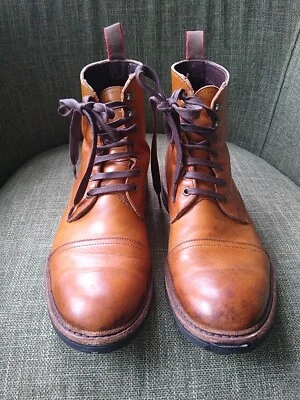 Allen Edmonds "ALPINE" Botas con cordones y puntera IMPERMEABLES 10D Foto 1 de 4