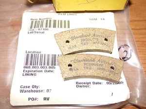 Cleveland Brake Linings 066-07100 - Picture 1 of 2