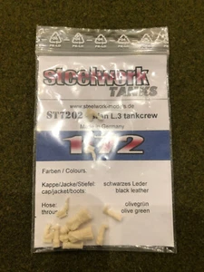 Steelwork ST7202 resin Italian L3 tankcrew set 2 figs - Bild 1 von 1