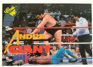 Classic WWF Andre The Giant Collector Card # 76 with Statistics on Back of Card - Picture 1 of 2