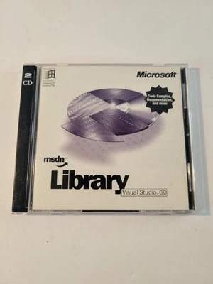 Microsoft Visual Studio Basic 6.0 6 MSDN Library 2 CD Set 2 Disc - Image 1 of 4