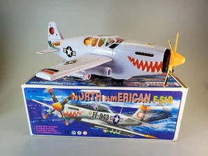 Vintage Jinlong North American F-51D Mustang Toy Plane - For Parts Or Repair  - Picture 1 of 14