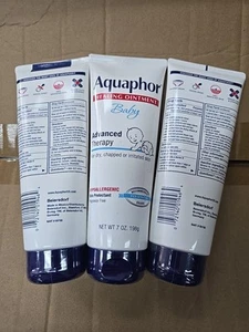 New 3x Aquaphor Healing Ointment Baby Advanced Therapy 7oz. Tube Exp 10/26+ - Picture 1 of 4