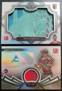 Topps Berisha 2 x /10 Zehnter Getragener Schuh Match Worn Augsburg Hit Autogramm - Bild 1 von 8