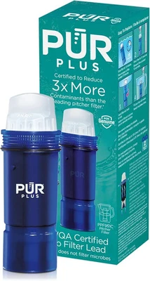 PUR PLUS Lead Reducing Water Pitcher and Dispenser Purifier Filter Pack of 1 - Image 1 of 4