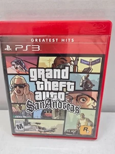 Rockstar Games Grand Theft Auto: San Andreas (Sony PlayStation 3, 2015) WITH MAP - Picture 1 of 4