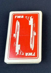 Tarjetas de juego TWA vintage tamaño puente completo - Imagen 1 de 4