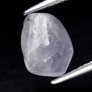 2.14ct 8x6.6mm Rough Unheated Light Purple Sapphire Gemstone, Africa - Picture 1 of 4