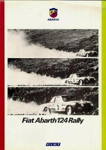 Fiat 124 Abarth Rally Coupe 1975 French Market Foldout Sales Brochure - Picture 1 of 2