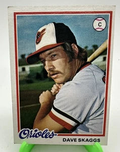 1978 Topps - Dave Skaggs #593 (RC) - Bild 1 von 2