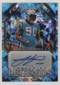 Prizm Franchise Legends Signatures Blue Ice 2023/99 Julius Peppers Auto Salón de la fama - Imagen 1 de 3