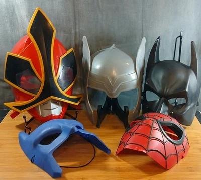 Marvel/DC/Power Rangers Kids Masks Halloween/Cosplay *See Description* - Image 1 of 4