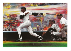 POSTCARD Jeffrey Rubin "Dave Winfield" 1988 Baseball NY Yankees MINT Unused - Picture 1 of 1