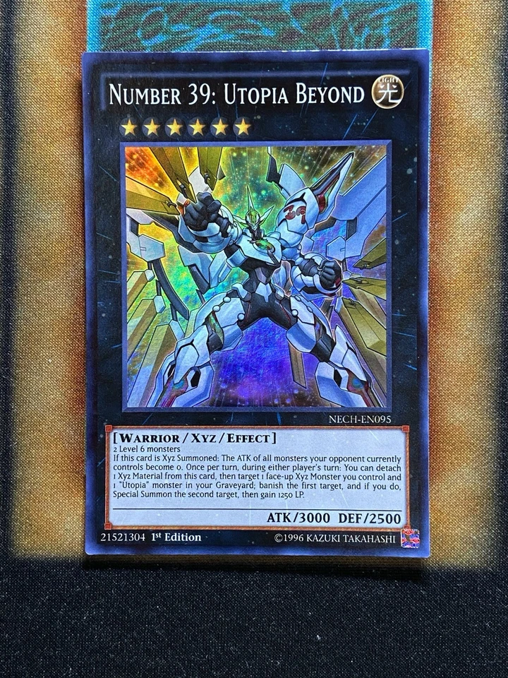 Yugioh Number 39: Utopia Beyond NECH-EN095 Super Rare 1st Ed NM - Image 1 of 1